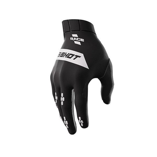 Shot cross handschoenen Race Zwart Maat M