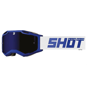 Shot Iris 2.0 Solid Matte Blue Motocross Goggles 2026 Collection