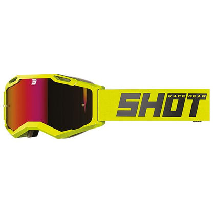 Shot Iris 2.0 Solid Fluor Geel Glossy Crossbril 2026 Collectie