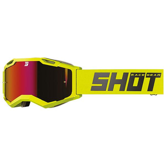 Shot Iris 2.0 Solid Fluor Geel Glossy Crossbril 2026 Collectie
