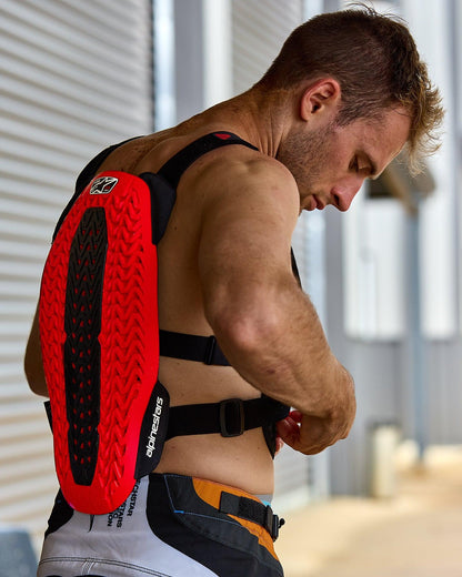 Alpinestars A-5 Plasma Brustschützer Schwarz Rot Weiß - MxProStoreParts