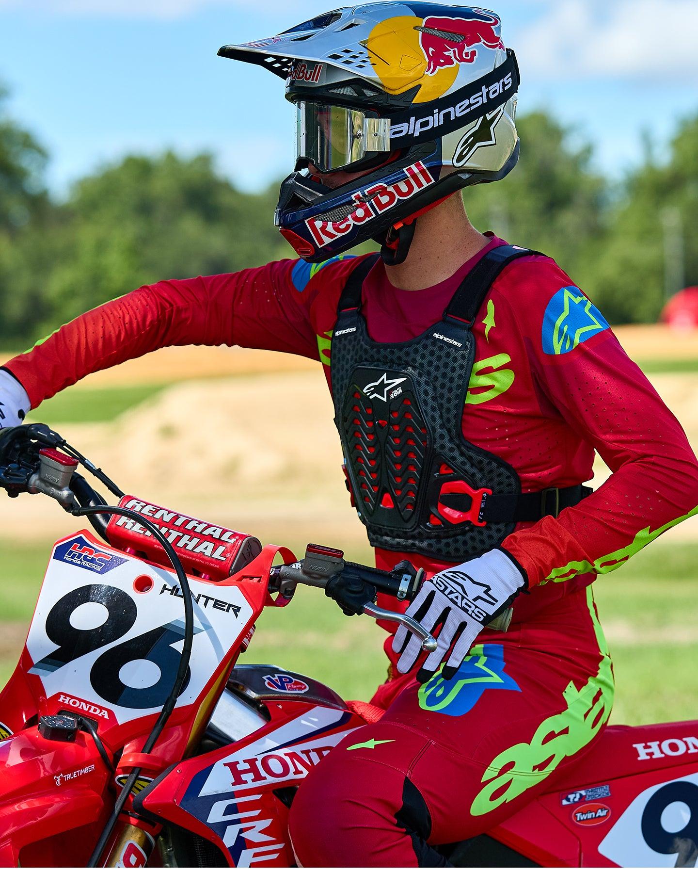 Alpinestars A - 5 Plasma Brustschützer Schwarz Rot Weiß - MxProStoreParts