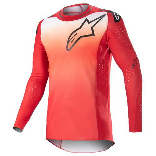 Alpinestars Supertech Risen Jersey - Mars Red/White