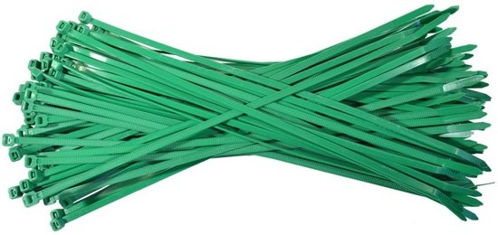 Airtime tiewraps Groen 4,8mm x 200 100 stuks
