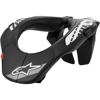 Alpinestars Nackenstütze Motorbeschützung Offroad Schwarz Weiß für Jugendliche - MxProStoreParts