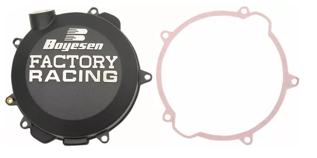 Boyesen Factory Koppelingsdeksel Zwart KTM 125/150 SX 16-22, XC-W 17-, Husqvarna TC 125 16-22, TX 17- & Gas Gas MC 125 21-23