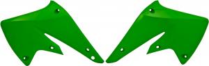 Racetech Radiator Kappen Groen Kawasaki KX 250F 2004-2005