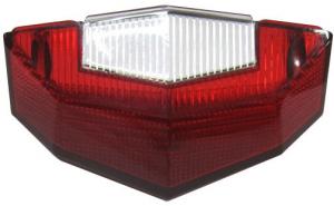 DRC vervangende lens rood voor DRC Moto Led Edge 2 Tail Light