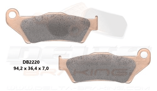 Delta Braking Sintered Front brake pads DB2220 type D