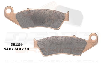 Delta Braking Sintered voor remblokken DB2230 Type N