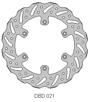 Disco de freno Delta Braking Tipo G ( 250mm ) para Suzuki RM 125/250 88-10 & RMX 250 89-98 & Yamaha WR 125/250 01-07 & YZ 125/250 01-16 & WRF/YZF 250 01 & WRF 250 02-15 & WRF/YZF 426 01-02 & WRF/YZF 450 03-15