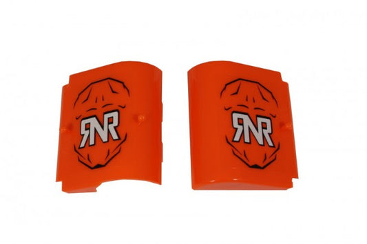 Rip N Roll Front Cover Set Neon Orange for RNR Racerpack WVS MX Goggles ( 48mm )