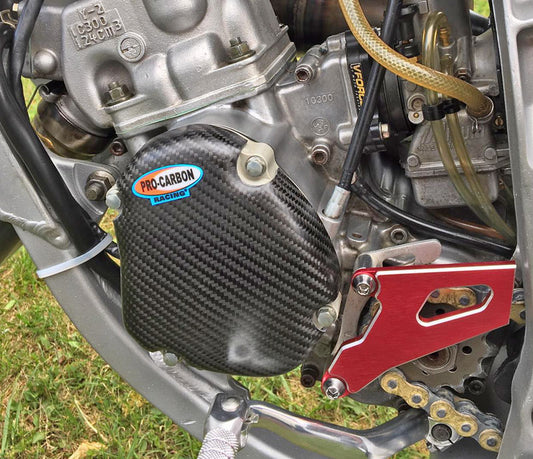 Pro Carbon ontstekingsdeksel sticker Yamaha YZ 125 2005-2023 & Fantic XX 125 2021-2023