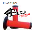 Gunner handvaten / handvatten Full Diamond Rood