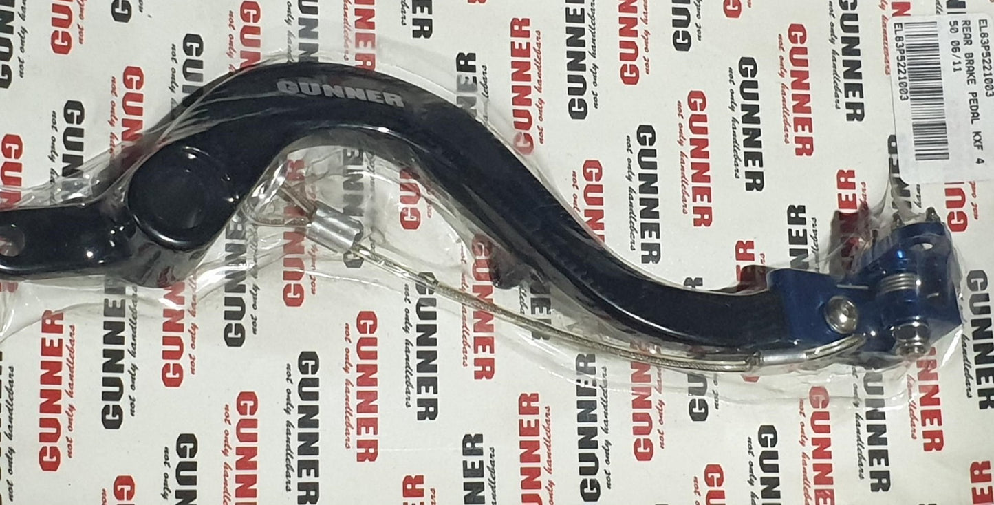 Gunner Rempedaal + Brake Saver zwart Kawasaki KX 450F 06- & KX 250F 21-