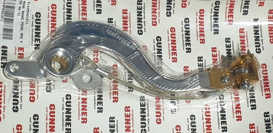 Gunner Rempedaal + Brake Saver zilver Suzuki RM-Z 450 08-23 & RM-Z 250 13-23