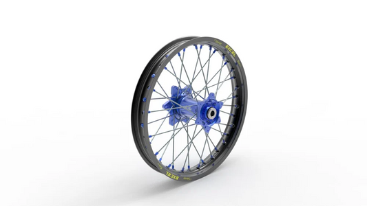 Elite Achterwiel compleet Zwarte Excel Signature velg + Kite Blauwe naaf 16-1.85 Yamaha YZ 80 1993-2001 &amp; YZ 85 2002-