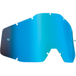 FMF Anti Fog Lens Blauwe spiegel lens voor FMF Powerbomb / Powercore crossbrillen & 100% generatie 1 racecraft/accuri/strata