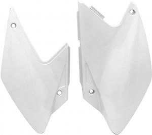 Racetech White License Plates for Kawasaki KLX 450R 08-16