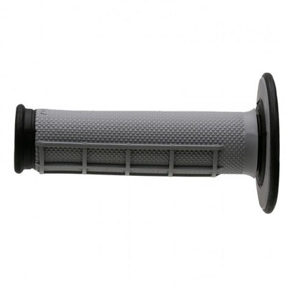 Renthal handvaten Duallayer Diamond Half Waffle / Tapered zwart / grijs G151