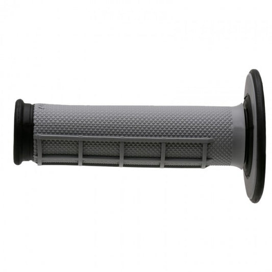 Renthal handvaten Duallayer Diamond Half Waffle / Tapered zwart / grijs G151
