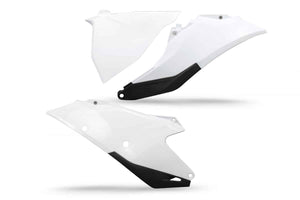 UFO Zijnummerborden + Luchtfilter Kap Wit Gas Gas MC/EC/MC-F/EC-F 125-450 2021-