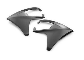 UFO Radiator Kappen Zwart Gas Gas MC 125/250 2024 & MC-F 250/350/450 2024 & EC 250/300 2024 & EC 250F/350F/450F/500F 2024