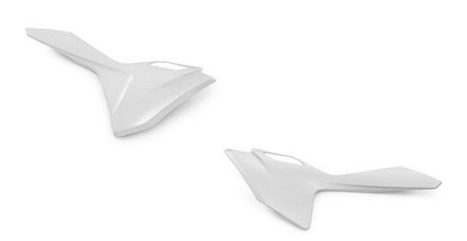 UFO Zijnummerborden + Luchtfilterkap Wit Gas Gas MC 125/250 2024 & MC-F 250/350/450 2024 & EC 250/300 2024 & EC 250F/350F/450F/500F 2024