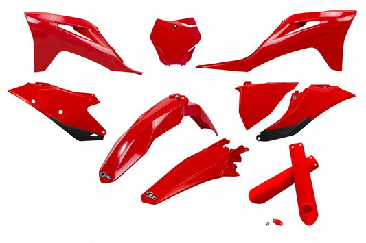 UFO plastic kit Rood Gas Gas MC 125 2021-2023 &amp; MC 250F/450F 2021-2023 &amp; MC 250 2022-2023 &amp; MC 350F 2022-2023 ( full kit )