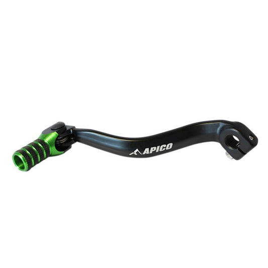 Apico Elite schakelpook zwart / groen Kawasaki KX 125/250 83-93 & KX 80 81-00 & KX 85 01-