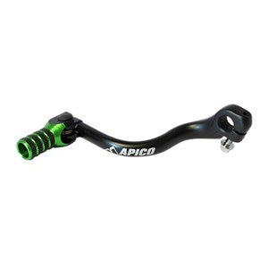 Apico schakelpook zwart / groen Kawasaki KX 125/250 94-08 &amp; KX 500 94-04