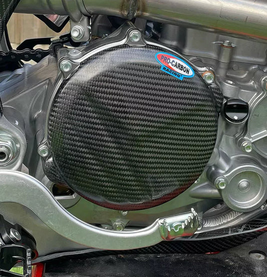 Pro Carbon blok koppelingsdeksel beschermer Honda CRF 250R 2018-2023