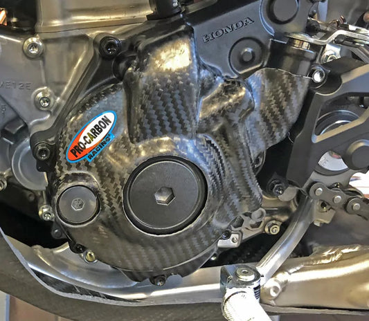 Pro Carbon blok ontsteking beschermer Honda CRF 250R 2018-2023