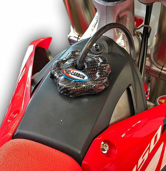 Pro Carbon tankdop cover Honda CRF 450R 2017-2020 & CRF 250R 2018-2021