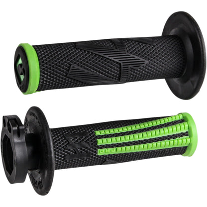 Odi Lock-On V2 Emig Pro V2 handvaten alle 2+ 4 takt Groen / Zwart