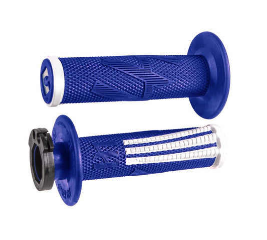 Odi Lock-On V2 Emig Pro handvaten alle 2+ 4 takt Soft Blauw / Wit