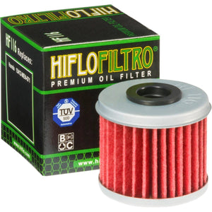 Hiflofiltro Oil Filter HF116 for Honda and Husqvarna TE 250 10-14, TC 250 09-13, and TE 310 11-14