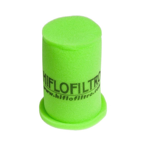 HiFlo HFA3105 air filter in neon green foam element