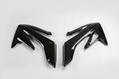 UFO radiator kappen Zwart Honda CRF 250R 2004-2009 & CRF 250X 2004-2017