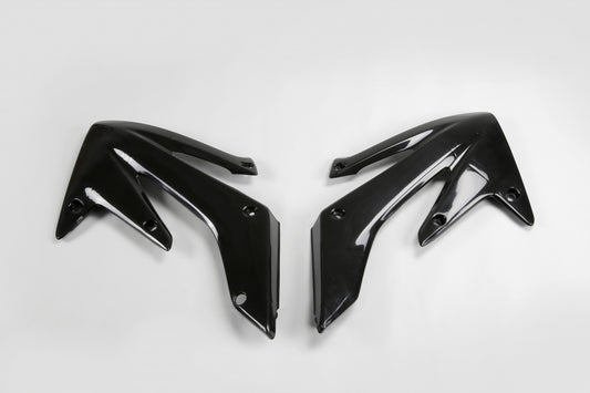 UFO radiator kappen Zwart Honda CRF 250R 2004-2009 & CRF 250X 2004-2017
