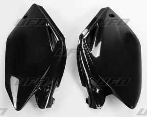 UFO zijnummerborden zwart Honda CRF 250R 04-05