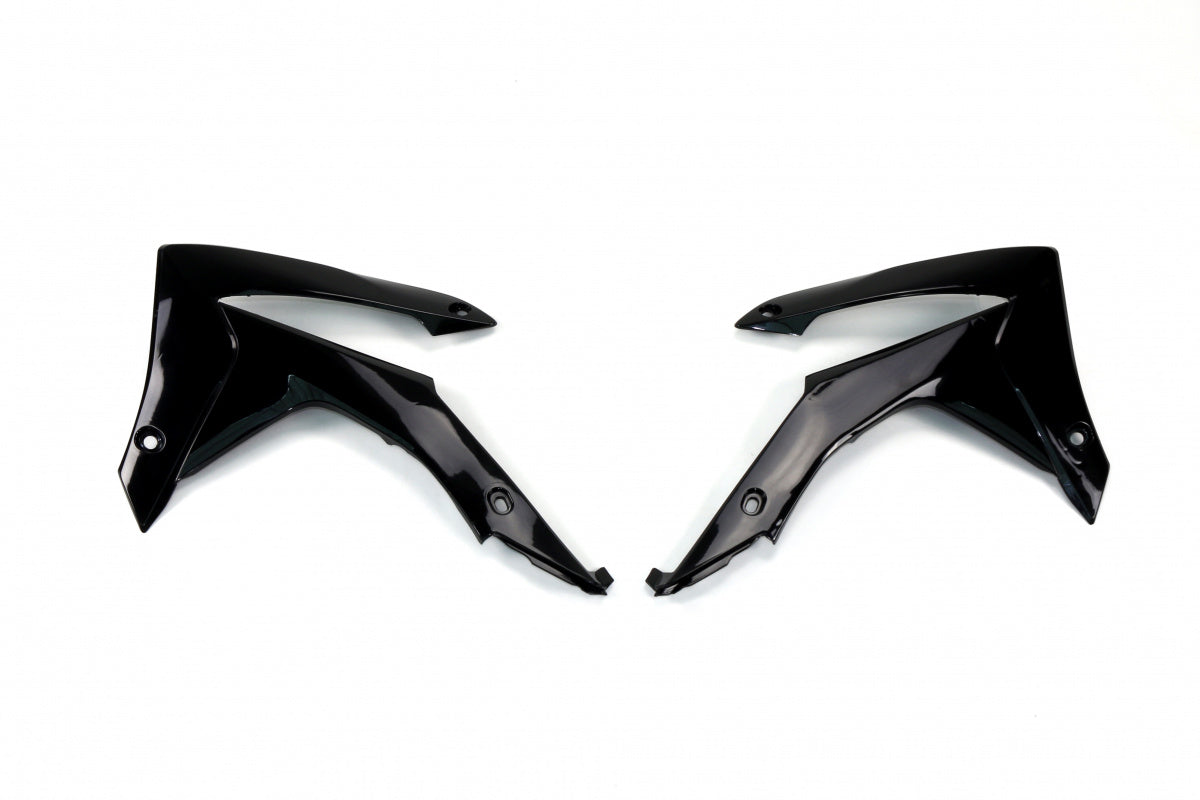 UFO radiator kappen Zwart Honda CRF 250R 2014-2017 & CRF 450R 2013-2016