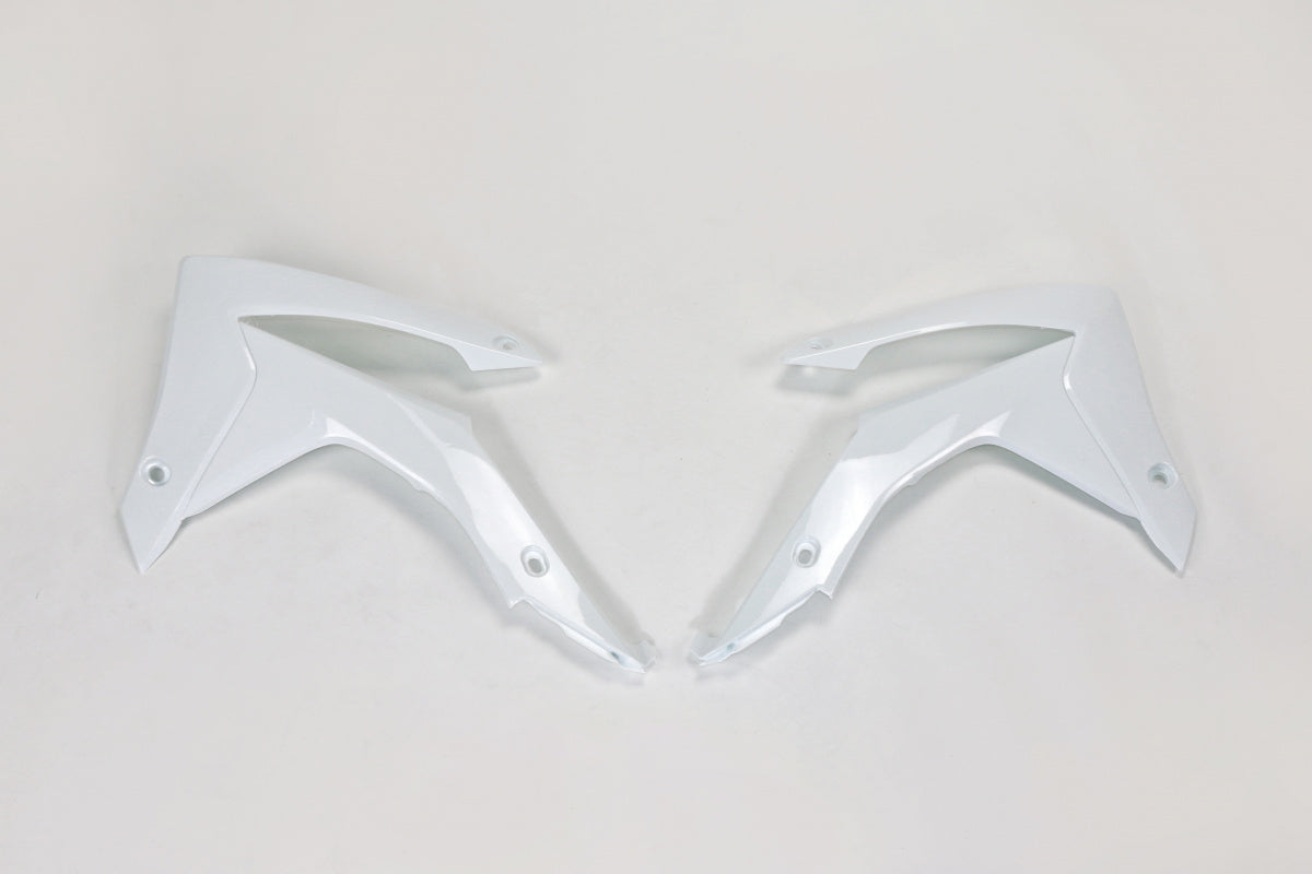 UFO radiator kappen Wit Honda CRF 250R 2014-2017 & CRF 450R 2013-2016