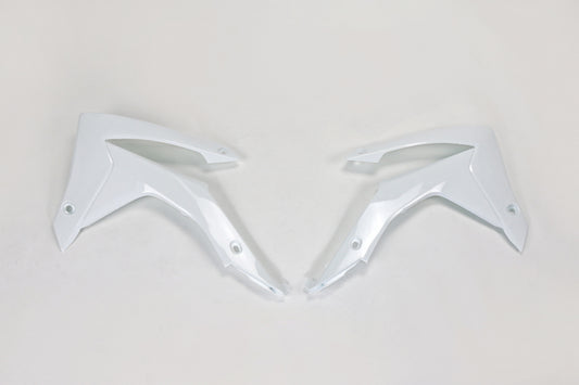 UFO radiator kappen Wit Honda CRF 250R 2014-2017 & CRF 450R 2013-2016