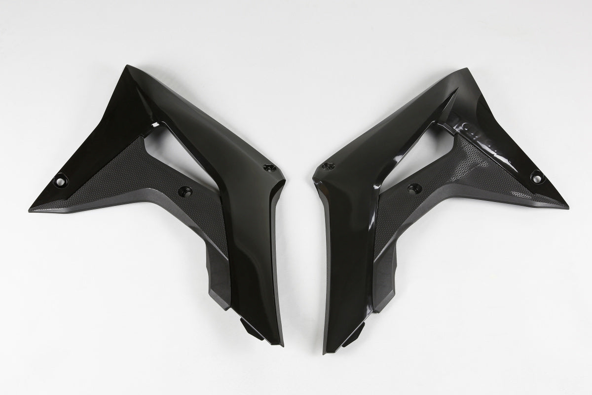 UFO radiator kappen Zwart Honda CRF 250R 18-21 & CRF 450R 17-20