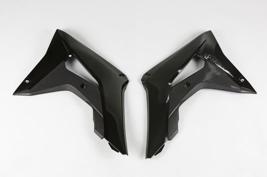 UFO radiator kappen Zwart Honda CRF 250R 18-21 & CRF 450R 17-20