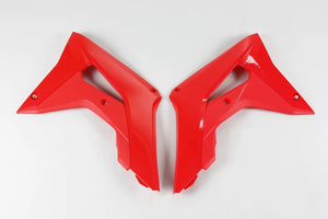 UFO Bouchons de radiateur Rouge Honda CRF 250R 18-21 & CRF 450R 17-20