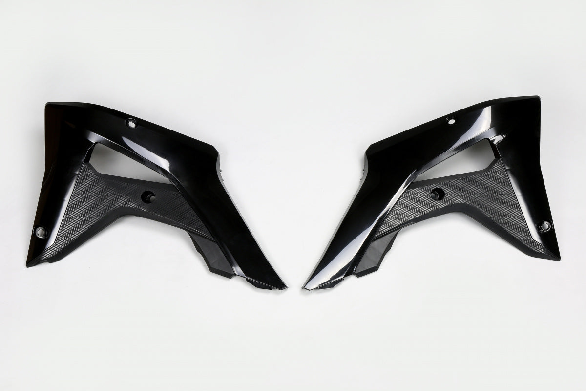 UFO radiator kappen Zwart Honda CRF 250RX 2019-2021 & CRF 450RX 2017-2020