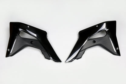 UFO radiator kappen Zwart Honda CRF 250RX 2019-2021 & CRF 450RX 2017-2020