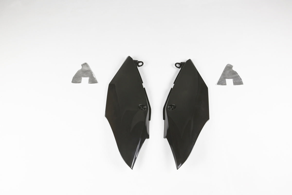UFO Zijnummerborden Zwart Honda CRF 250R 2018-2021 & CRF 250RX 2019-2021 & CRF 450R/RX 2017-2020